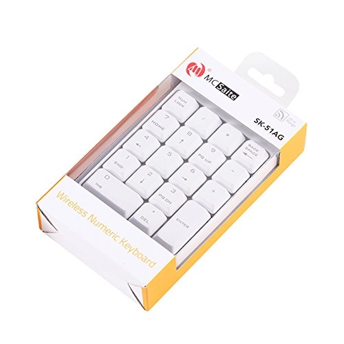 Numeric Keypad - Wireless 18 Keys White