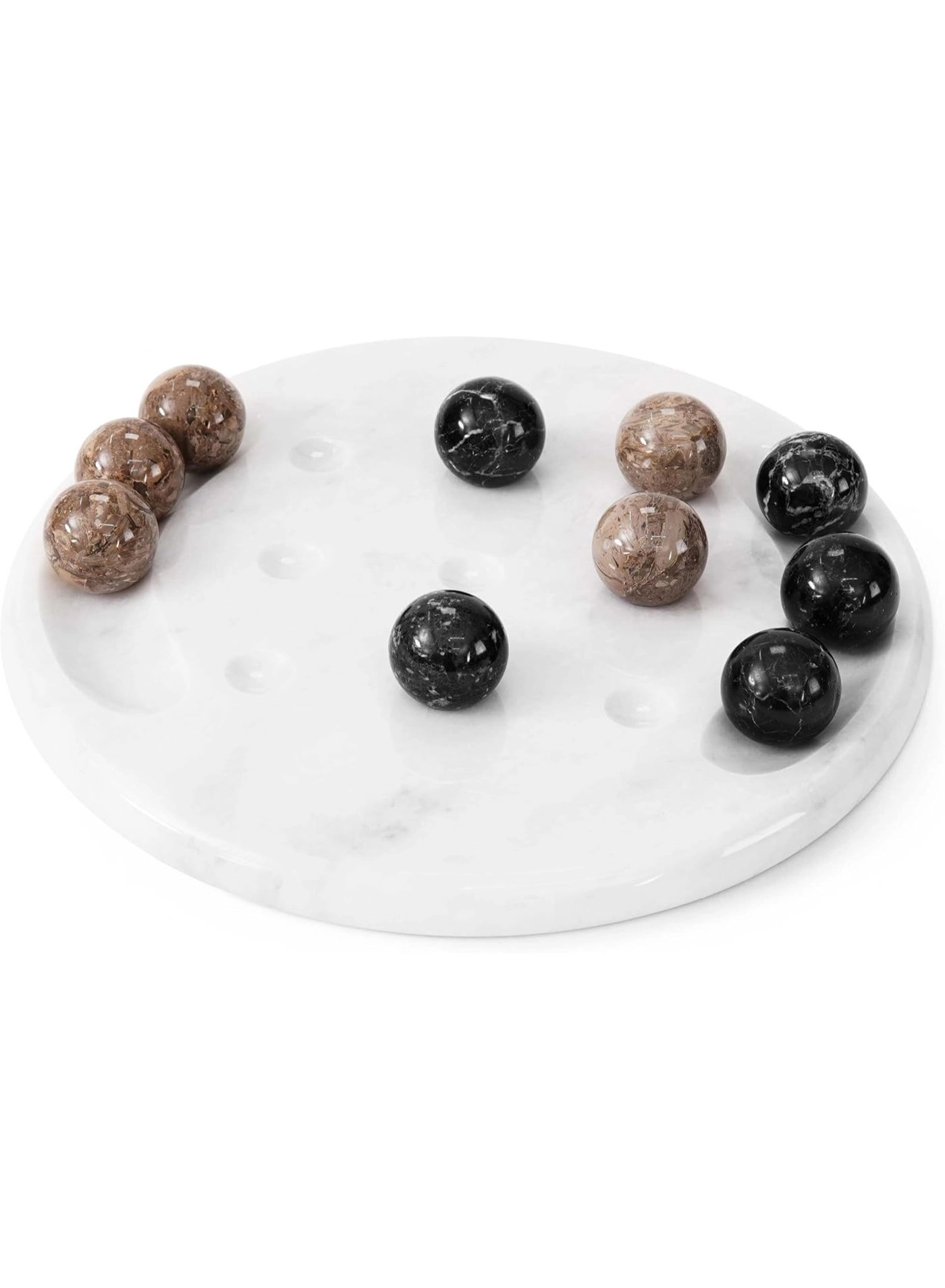 tic_tac_toe - Marble Handmade Red and Coral