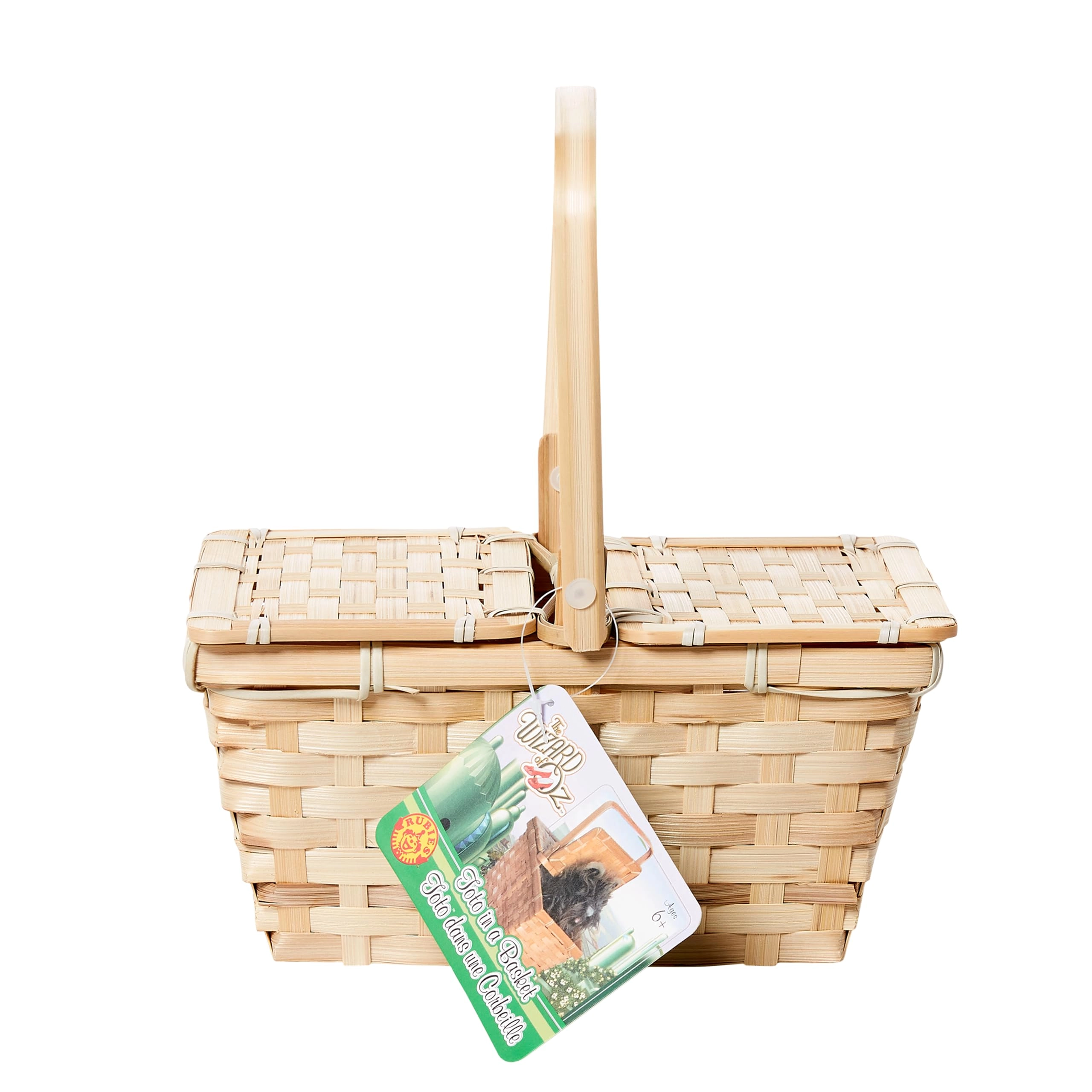 Wizard of Oz Dorothys Toto In A Basket - 10 x 7 x 5 inches