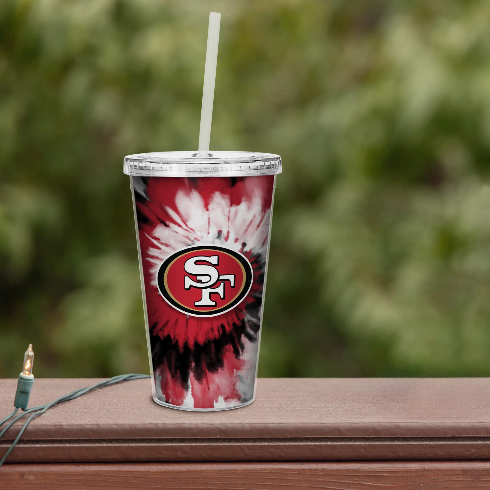 NFL Football Metallic Tie Dye Tumbler - 473ml