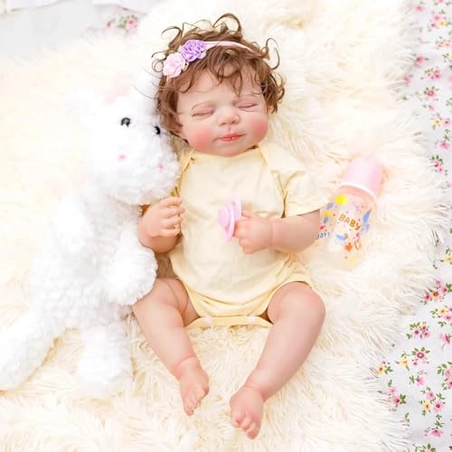 Pascale Reborn Baby Doll - 18 inch Vinyl sleeping Ages 3+