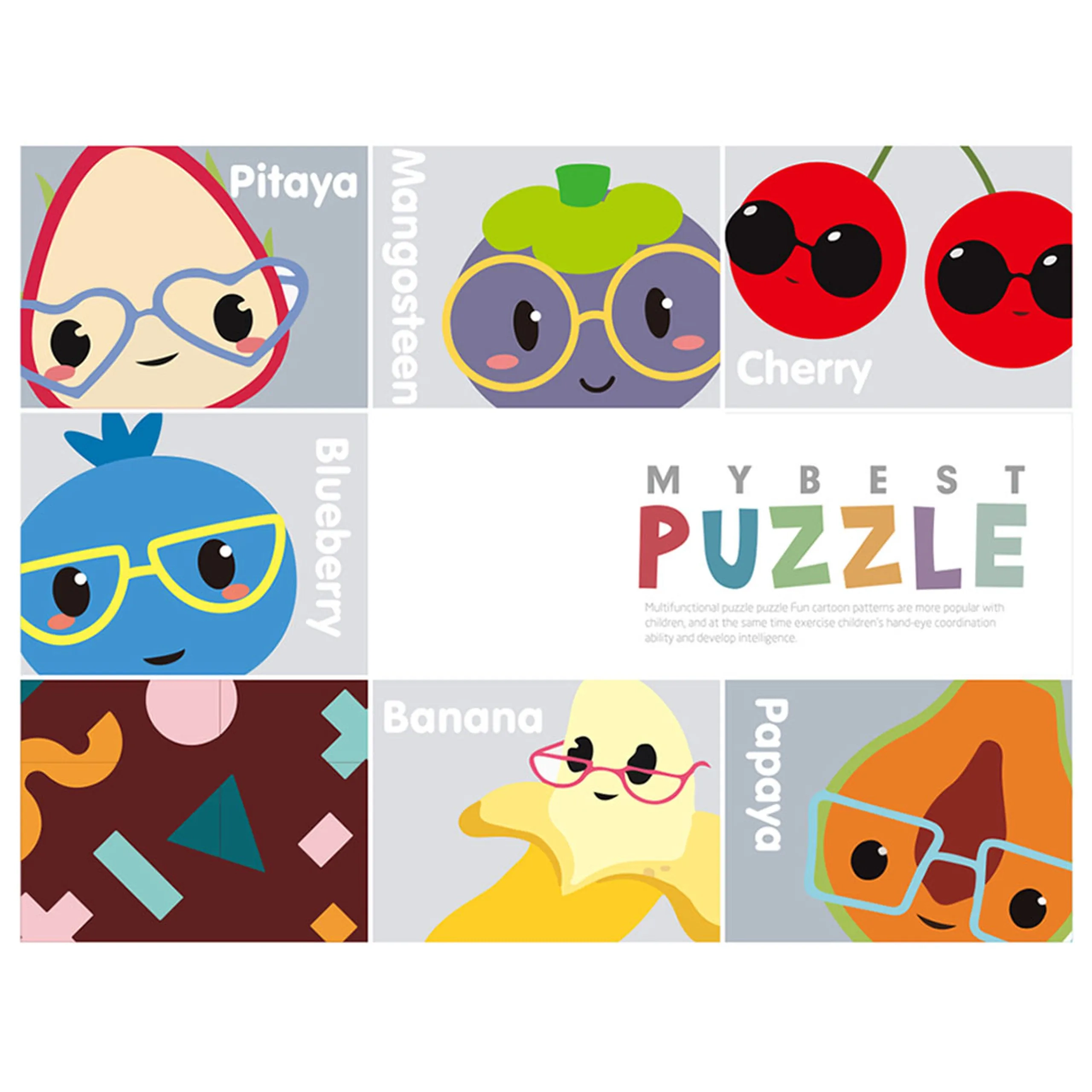 Fruits Knowledge Puzzle (20-in-1)