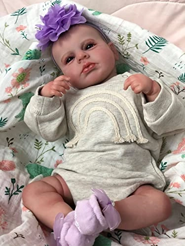 Loulou Reborn Baby Doll - 19 Inch Awake