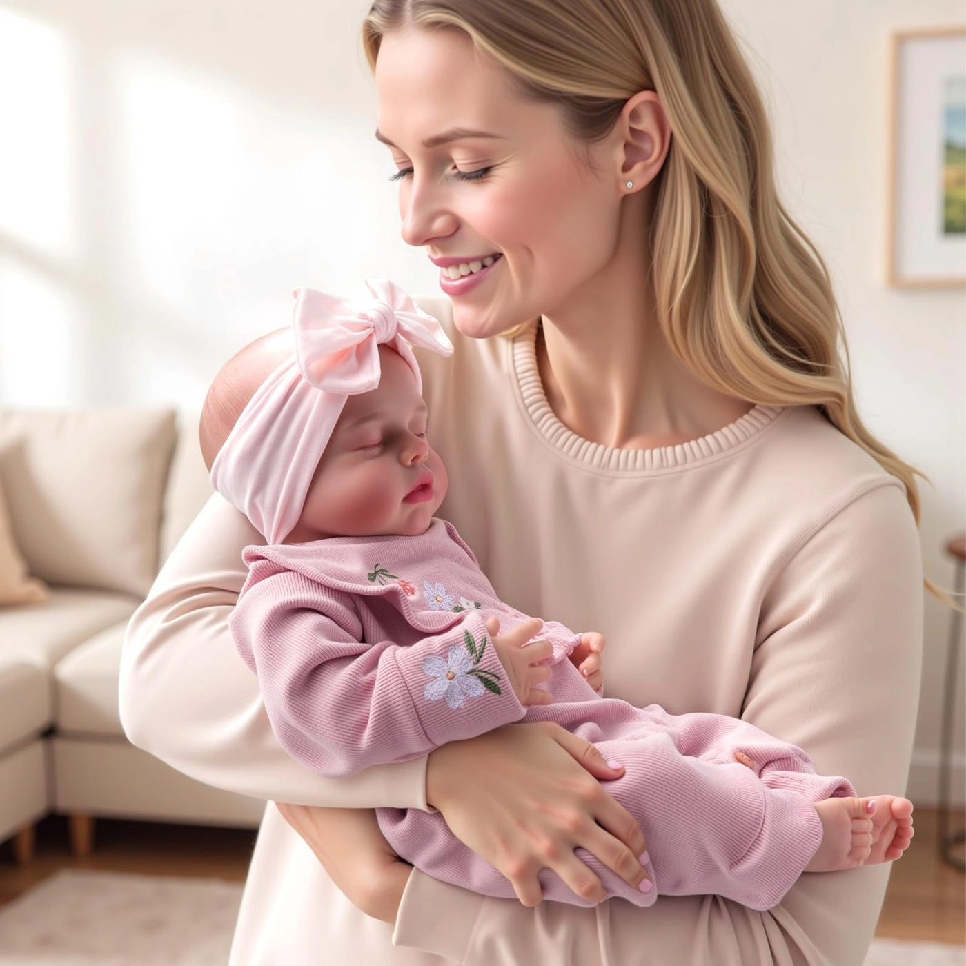 Reborn Baby Doll - 20 Inch Vinyl Newborn Girl Ages 3+ Gift Box
