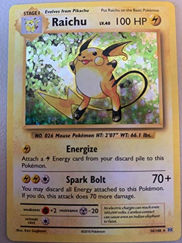 Pokemon Raichu 36/108 - English