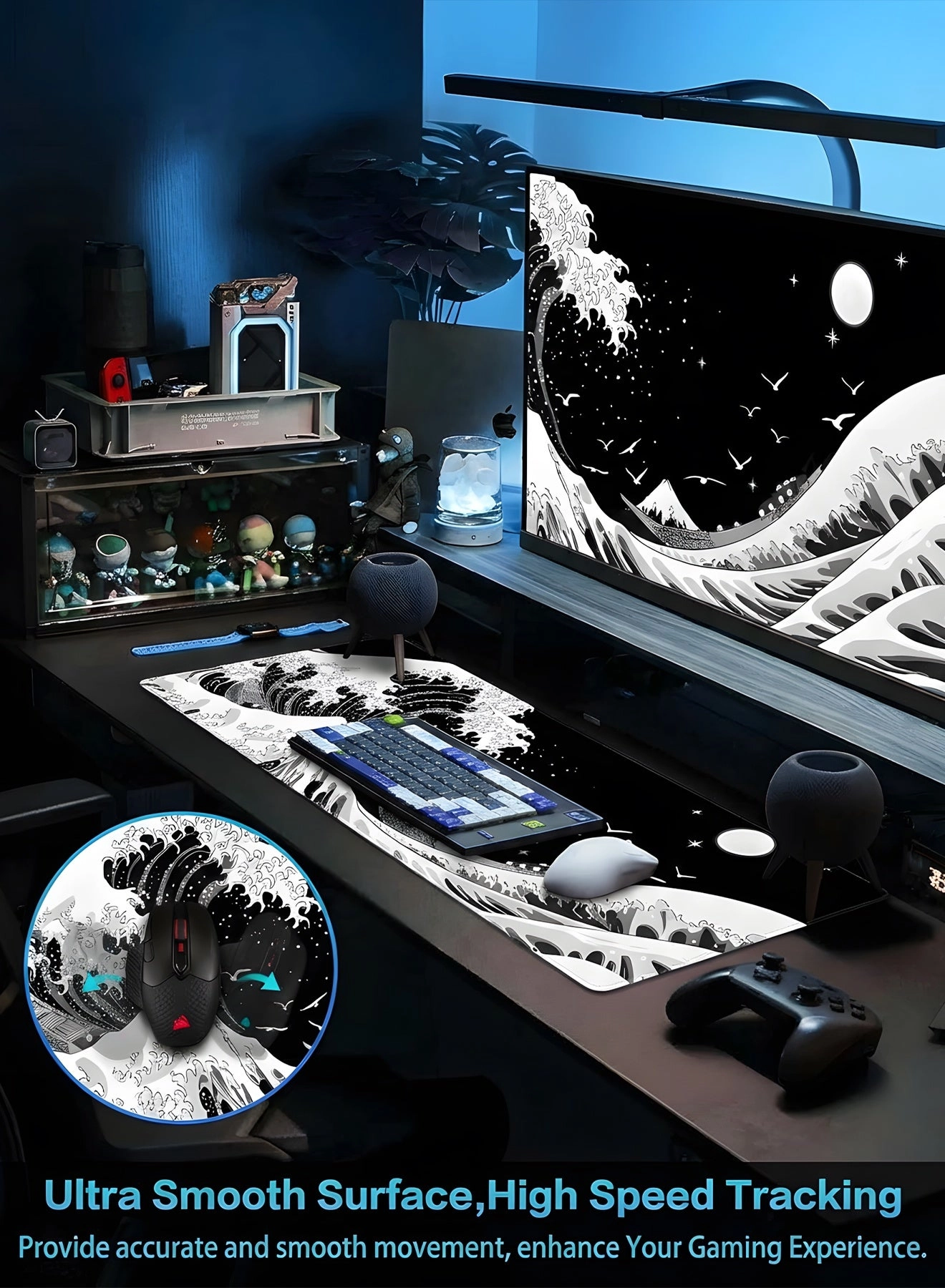 3DLine Cloth Gaming Mouse Pad - 80x30 cm