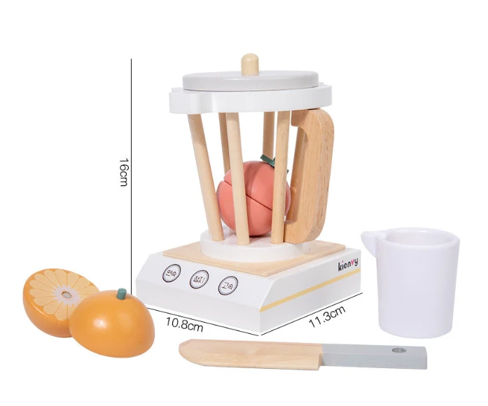 Kids Wooden Blender Set - 7 pcs (5551007-TC8155)