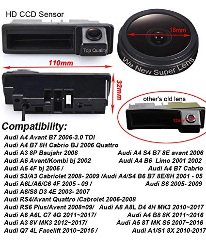 rear view mirror monitor + rear view camera - 1280 x 720 pixels