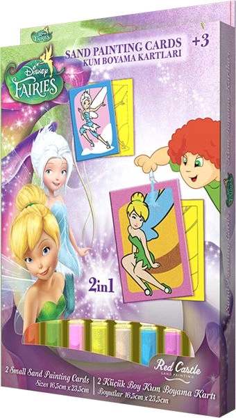 Red Castle Sand Paining Disney Fairies Sand Painting Cards - 3+ years