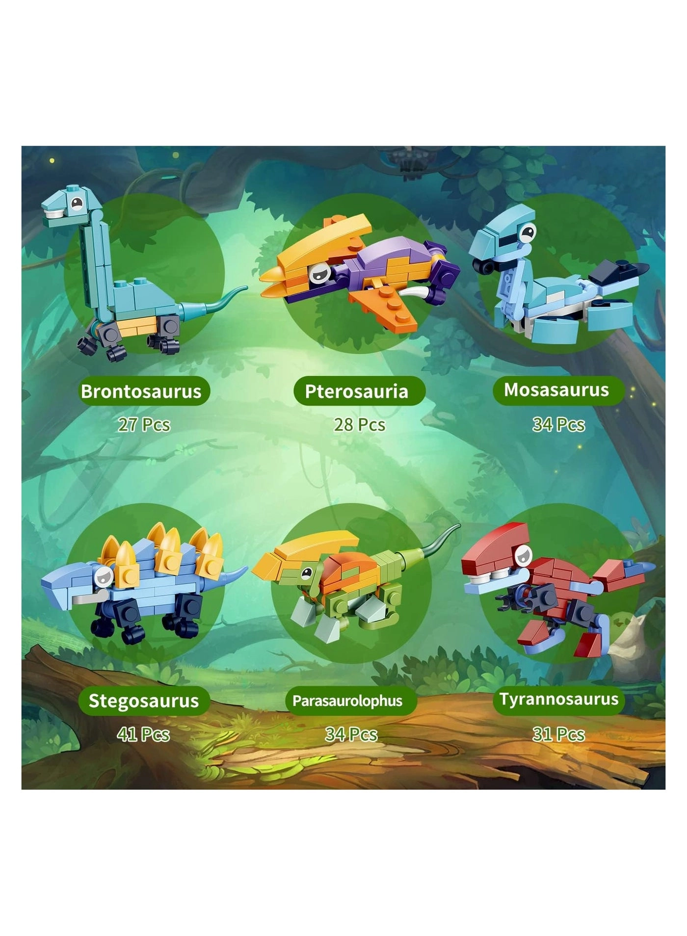 SM195B - Dinosaur 12pcs