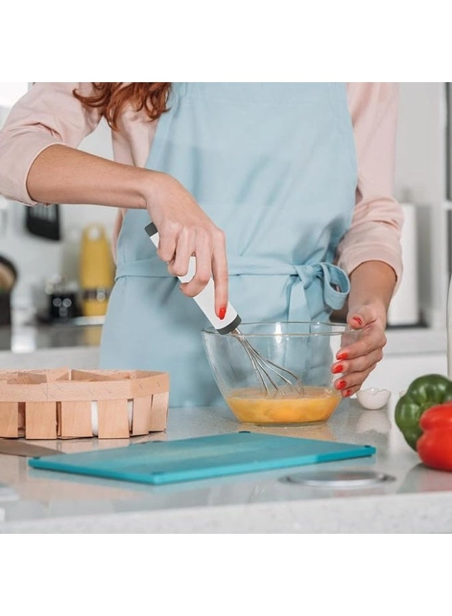 Electric Egg Beater & Milk Frother - 3-in-1 3-Speed Foldable Handle