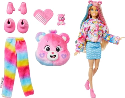 Barbie Cutie Reveal Care Bears Series 2 - Togetherness Bear Light Skin Ages 3+