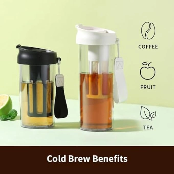 Cold Brew Maker - 800Ml Leakproof Airtight Lid