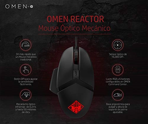 OMEN Reactor Gaming Mouse - Wired