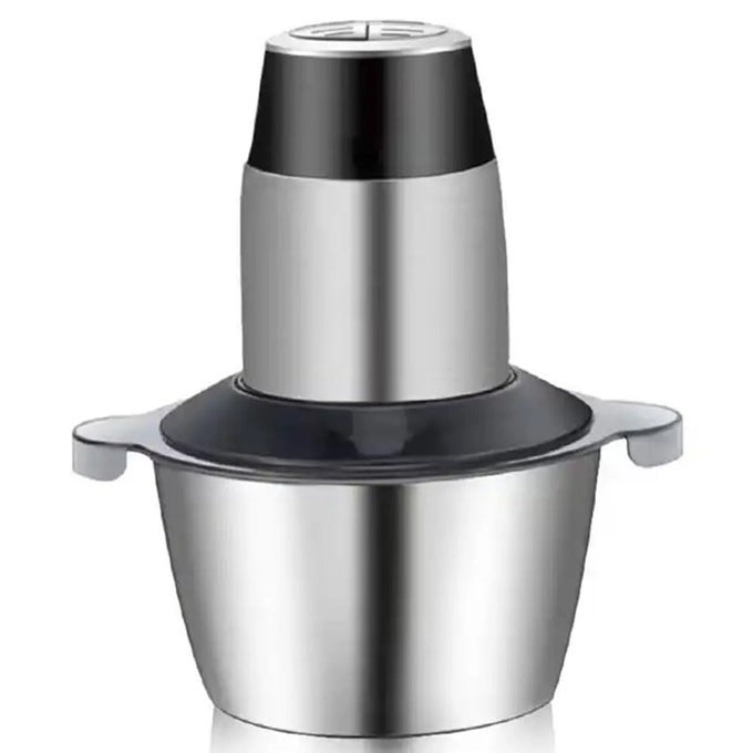Electric Meat Mixer Grinder - Stainless Steel 4 Blades 2 Liter