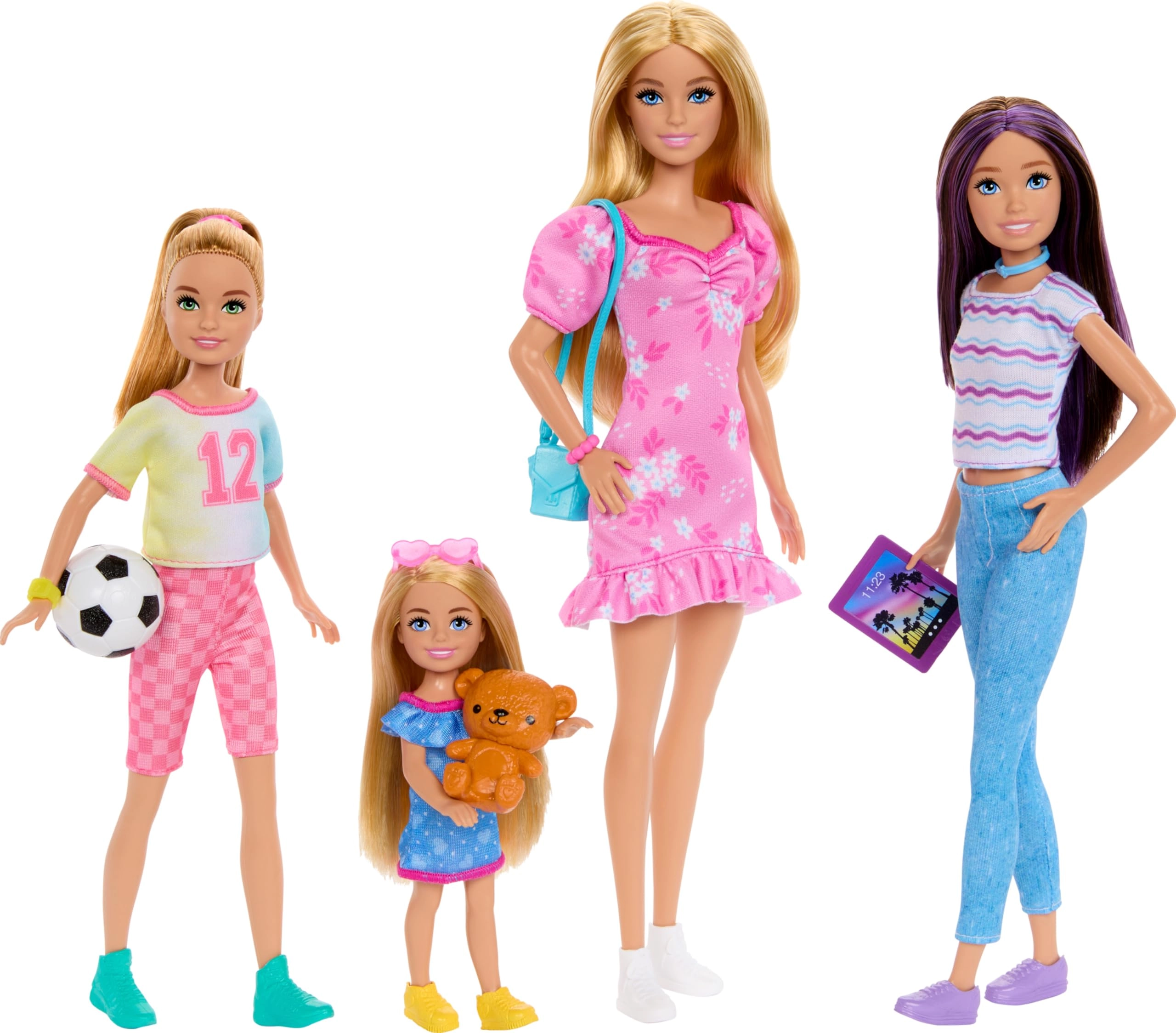 Mattel Barbie Family Doll Set - Skipper Stacie Chelsea Clothes & Accessories Ages 3+