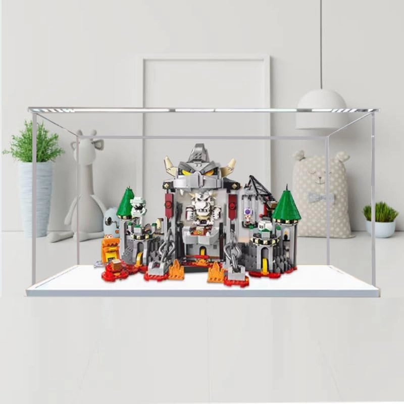 Clear Acrylic Display Case (71423) - Dry Bowser Castle Battle Expansion LegoSuper Mario