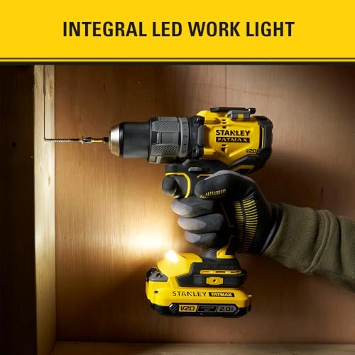 FATMAX 18V V20 Premium Brushless Hammer Drill Driver - 80Nm 2000 RPM