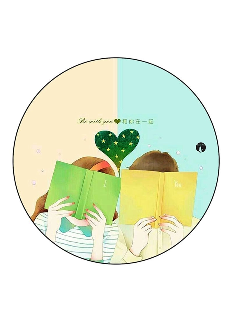 Boy And Girl Printed Gaming Mouse Pad