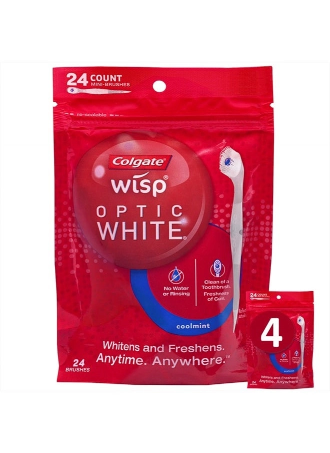 Colgate Wisp Disposable Mini Toothbrush - Cool Mint 24 Count