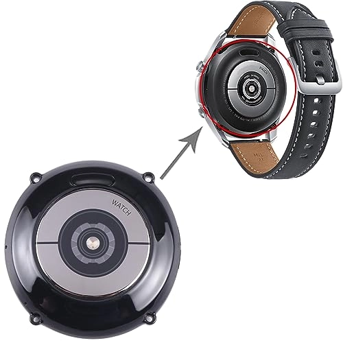 Back Cover for Galaxy Watch 3 SM-R850 41mm - Heart Rate Sensor Wireless Charging Module Black