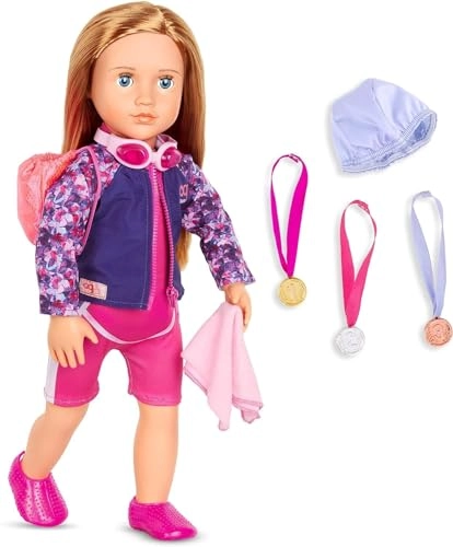 Maya Deluxe Swimmer Doll - 18 Inch Multicolor
