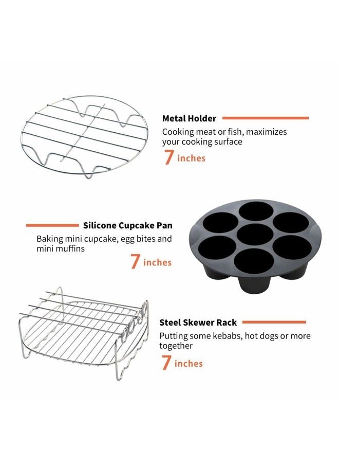 Air Fryer Accessories - Metal 9PCS