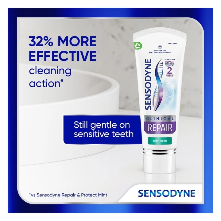 Clinical Repair Sodium Fluoride Deep Clean Toothpaste 75ml