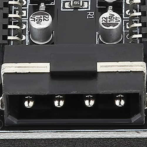 PC Chassis Fan Hub - Temperature Control 3pin/4pin