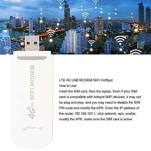 4G LTE Mobile Hotspot Router - 300Mbps 802.11 b g n