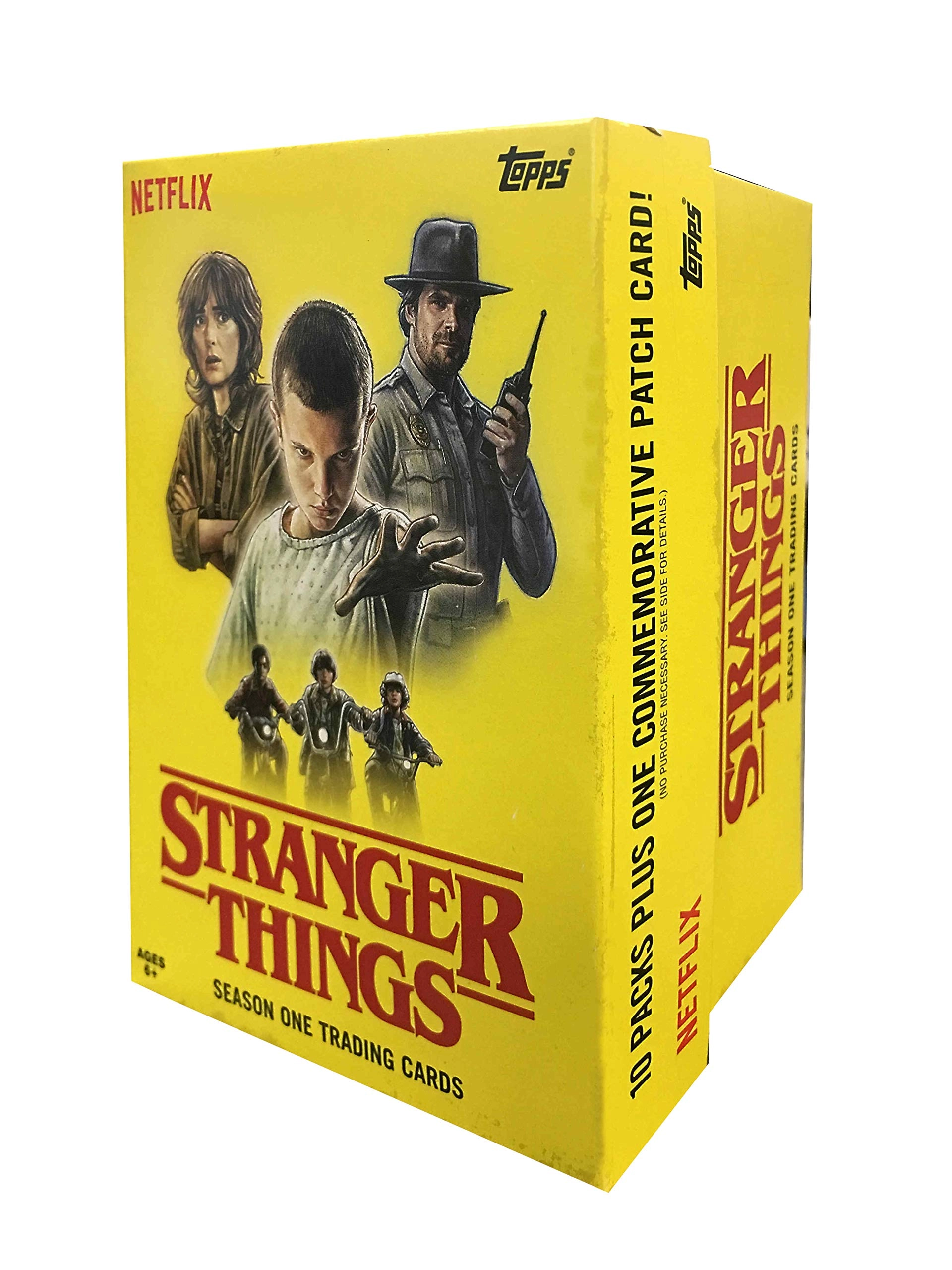 Topps Stranger Things Value Box - 1 Commemorative Patch Card 10 Pack