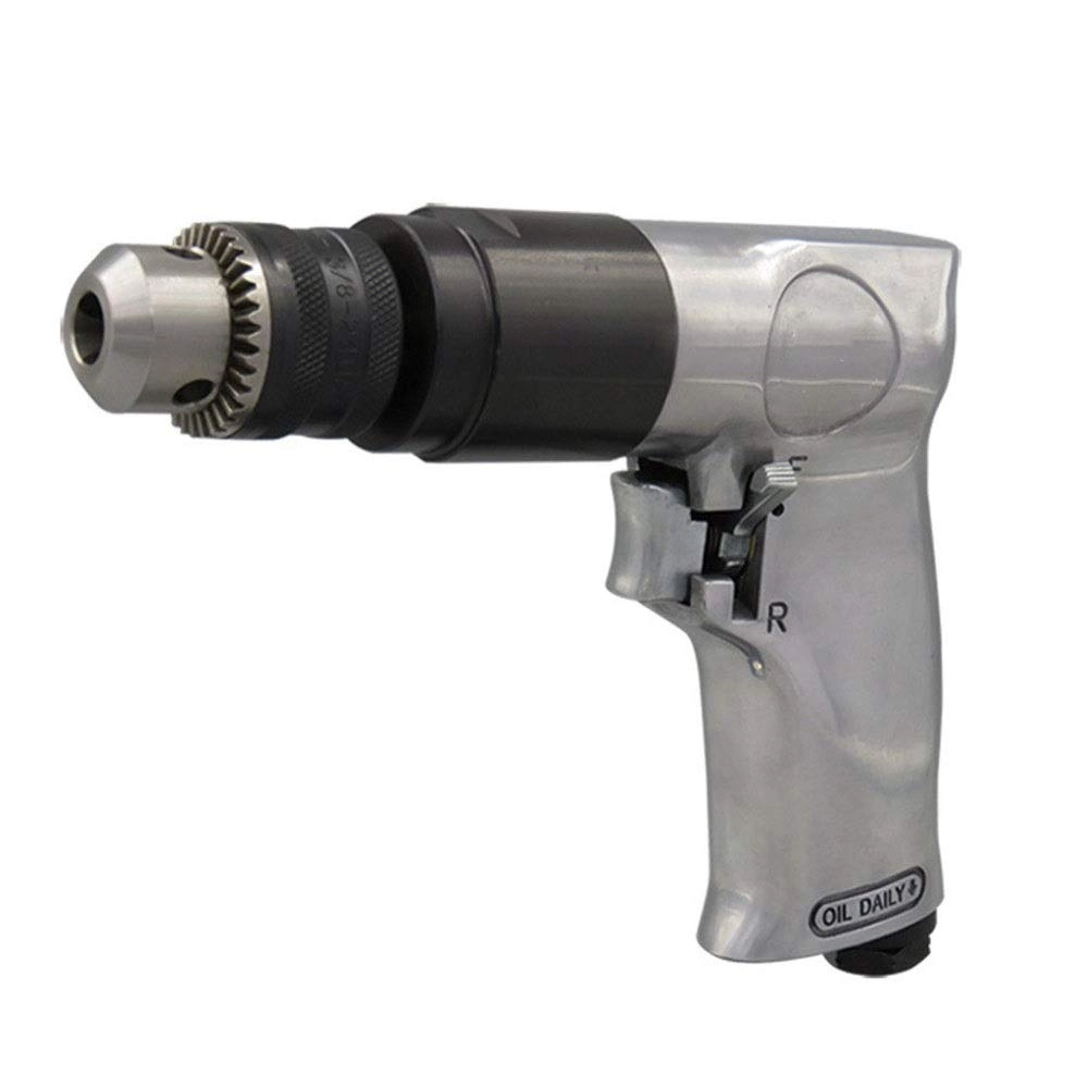 Geared Pneumatic Drill - 3/8 Inch 10mm Yellow