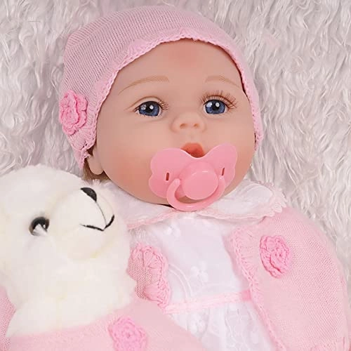 Reborn Baby Doll - 55cm Soft Silicone Limbs Cloth Body