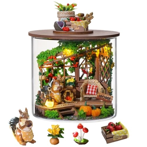 Miniature Dollhouse Kit - Dark magic mixed with gothic 1：24
