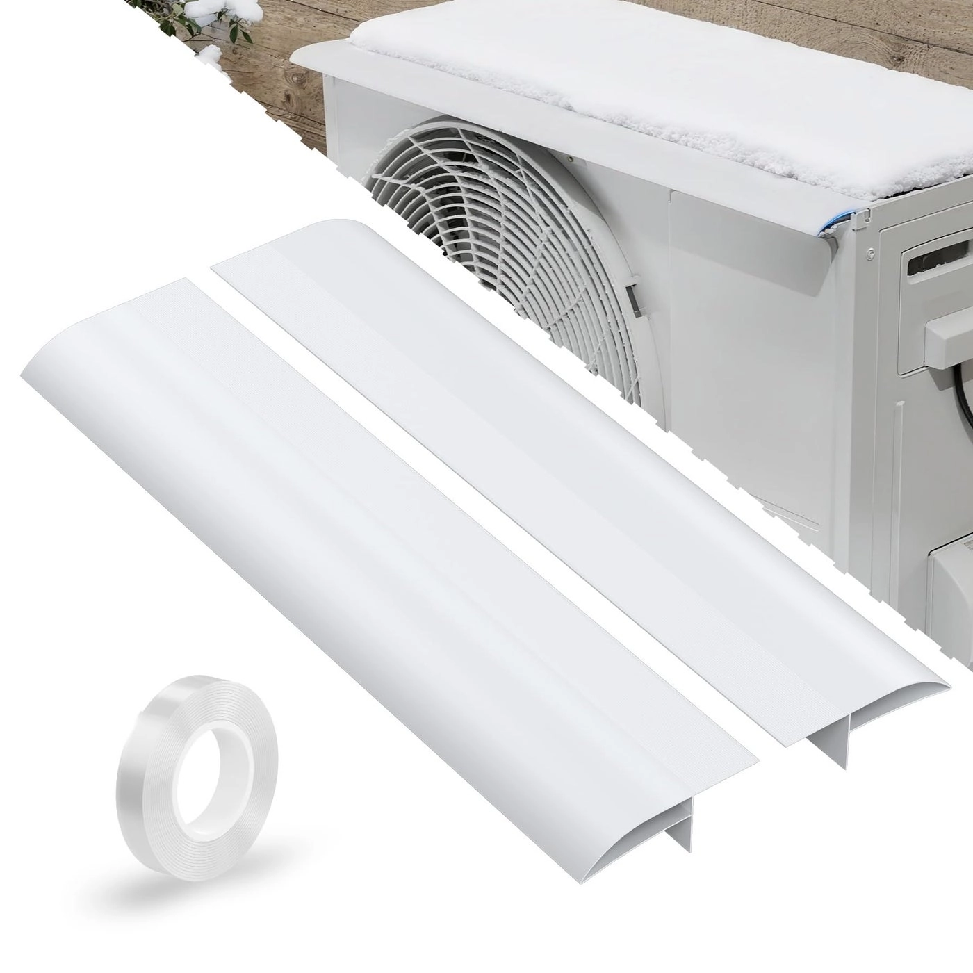 Air Conditioner Snow Guard - Suitable for most ductless mini split outdoor units heat pumps and central air conditioners