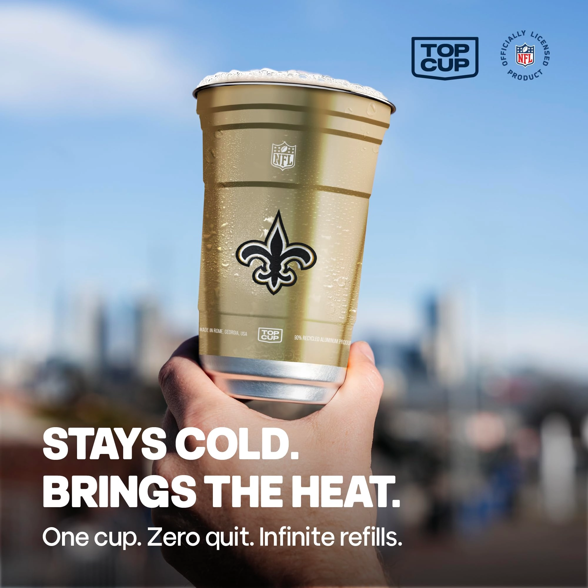 New Orleans Saints Reusable Cup - 20 pcs