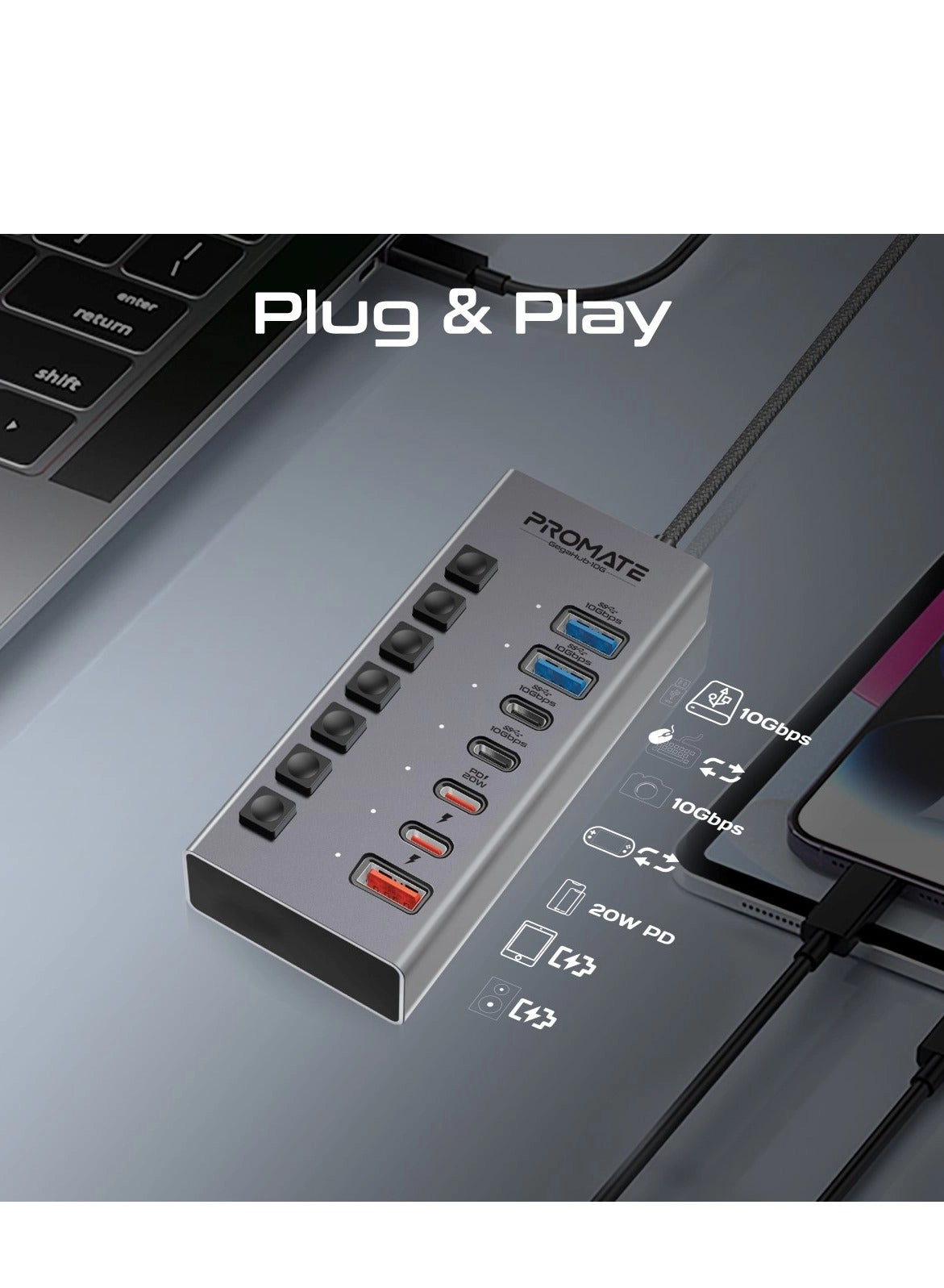 GegaHub-10G - USB Type C