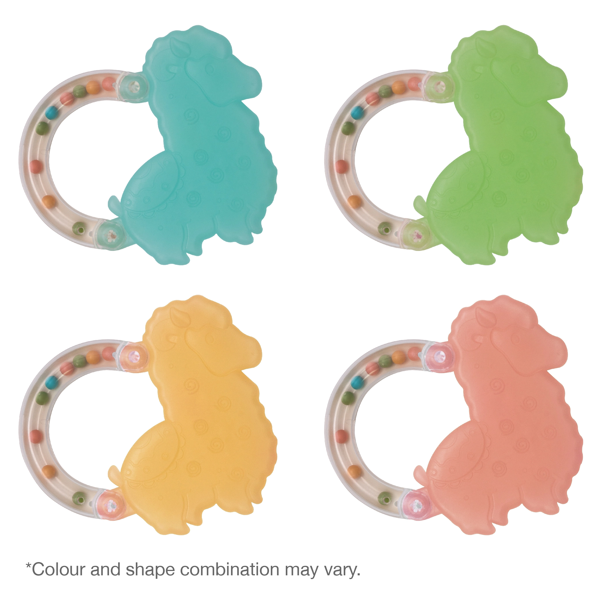 Soft Rattle Plush Toy - 3 to 24 Months fabric