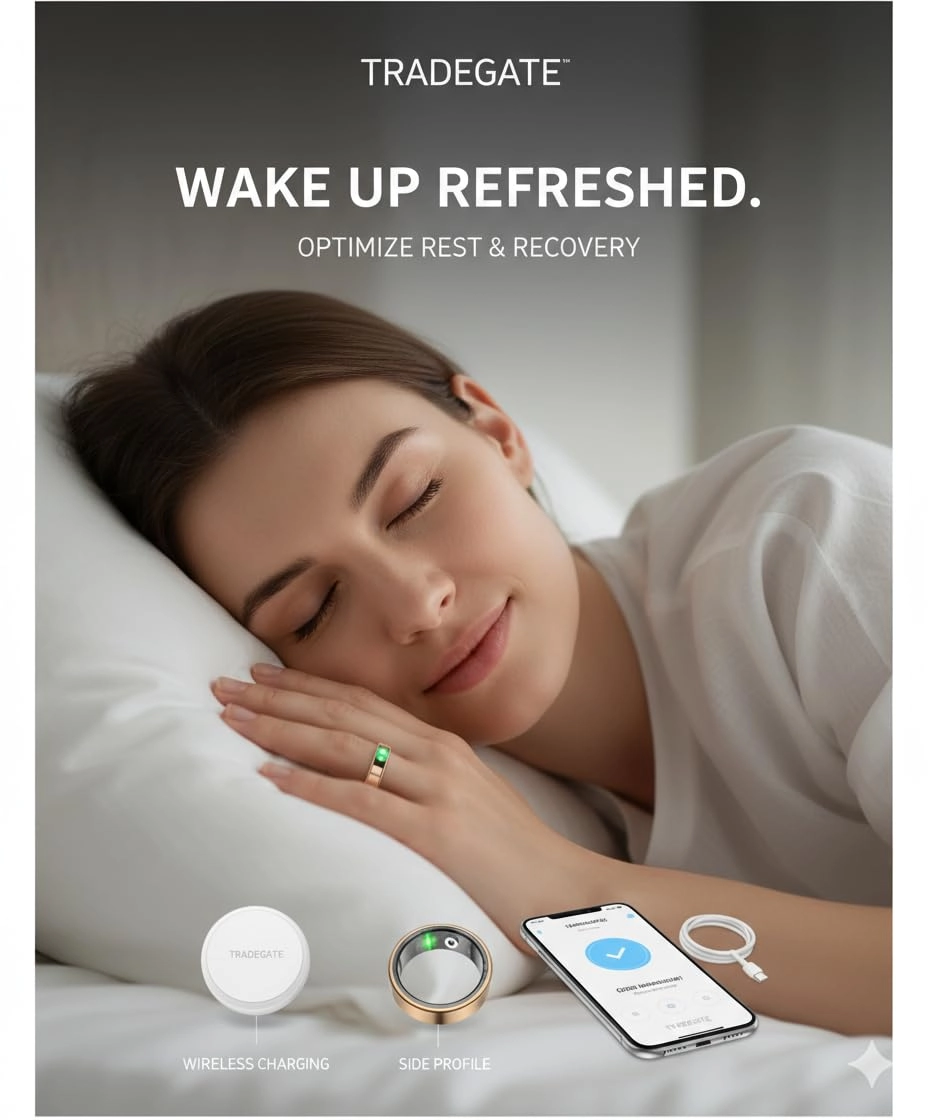 Smart Ring Health Tracker + Qring