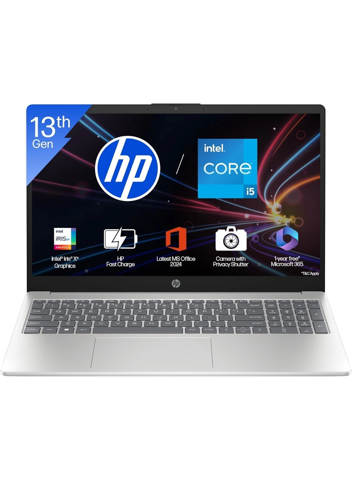 HP 15-fd0498nia - 15.6'' i5-1334U 16GB DDR4 512GB SSD