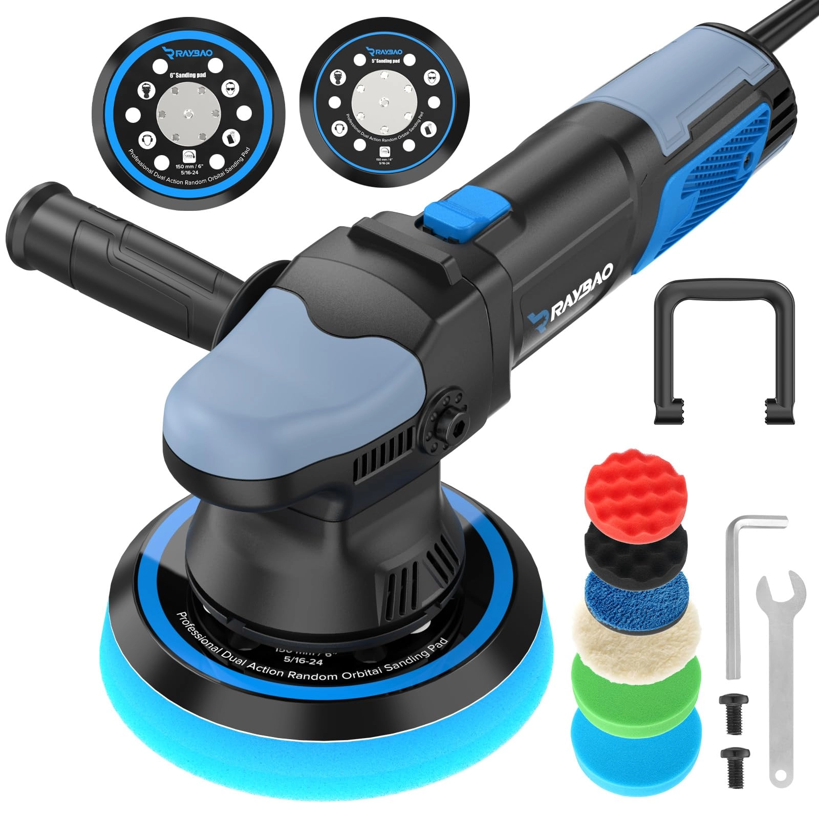 Dual Action Car Polisher - 900 Watts 5/6-inch