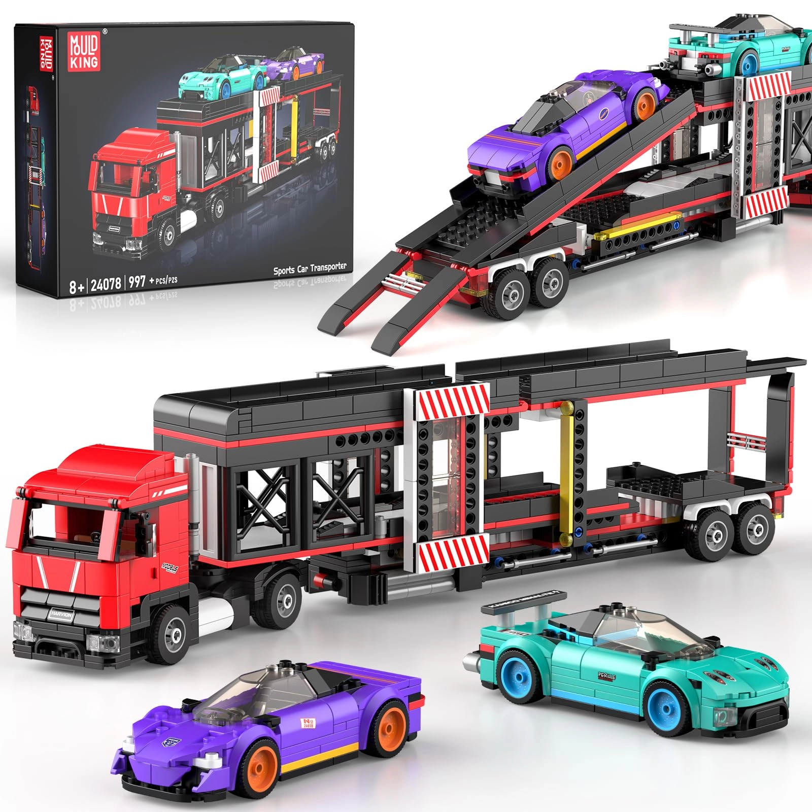 mould king Sports Car Transporter (FTDE-24078-0422)