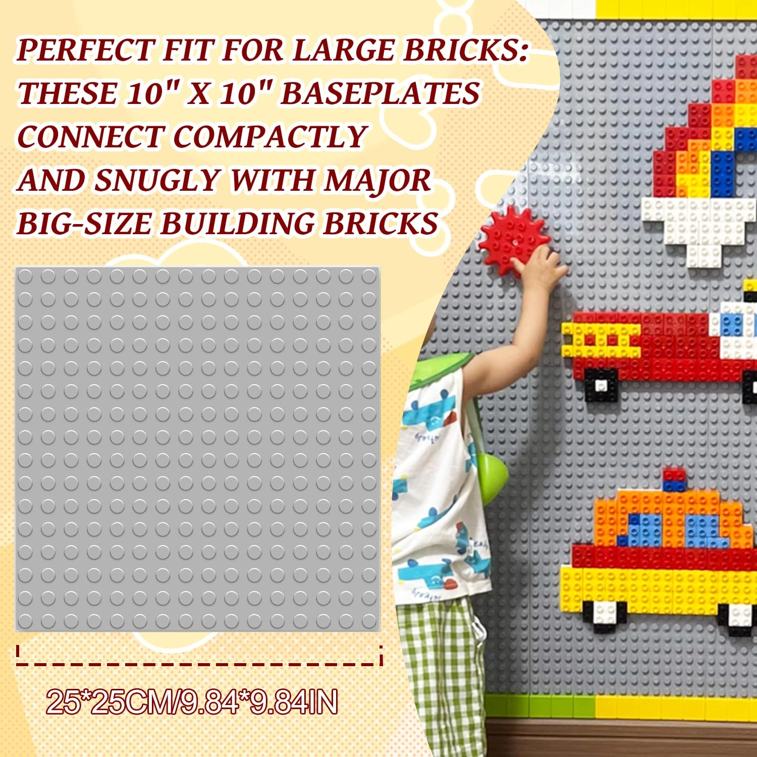 Bricks Baseplates - 2pcs Architecture