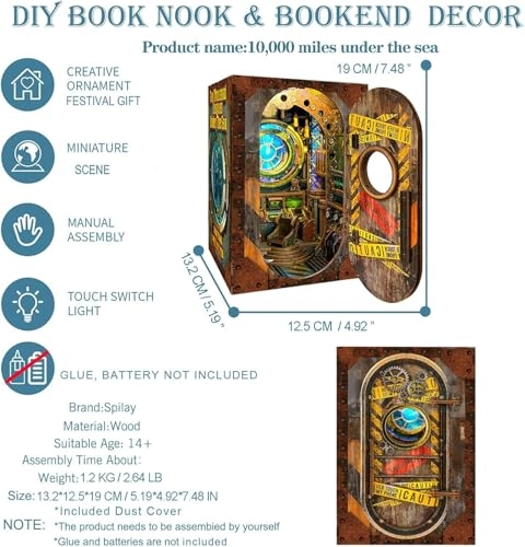 Book Nook Kit - 10,000 Miles Under the Sea