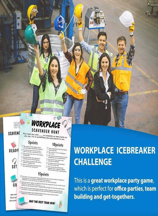 Work Party Photo Scavenger Hunt - Adult 15 cards