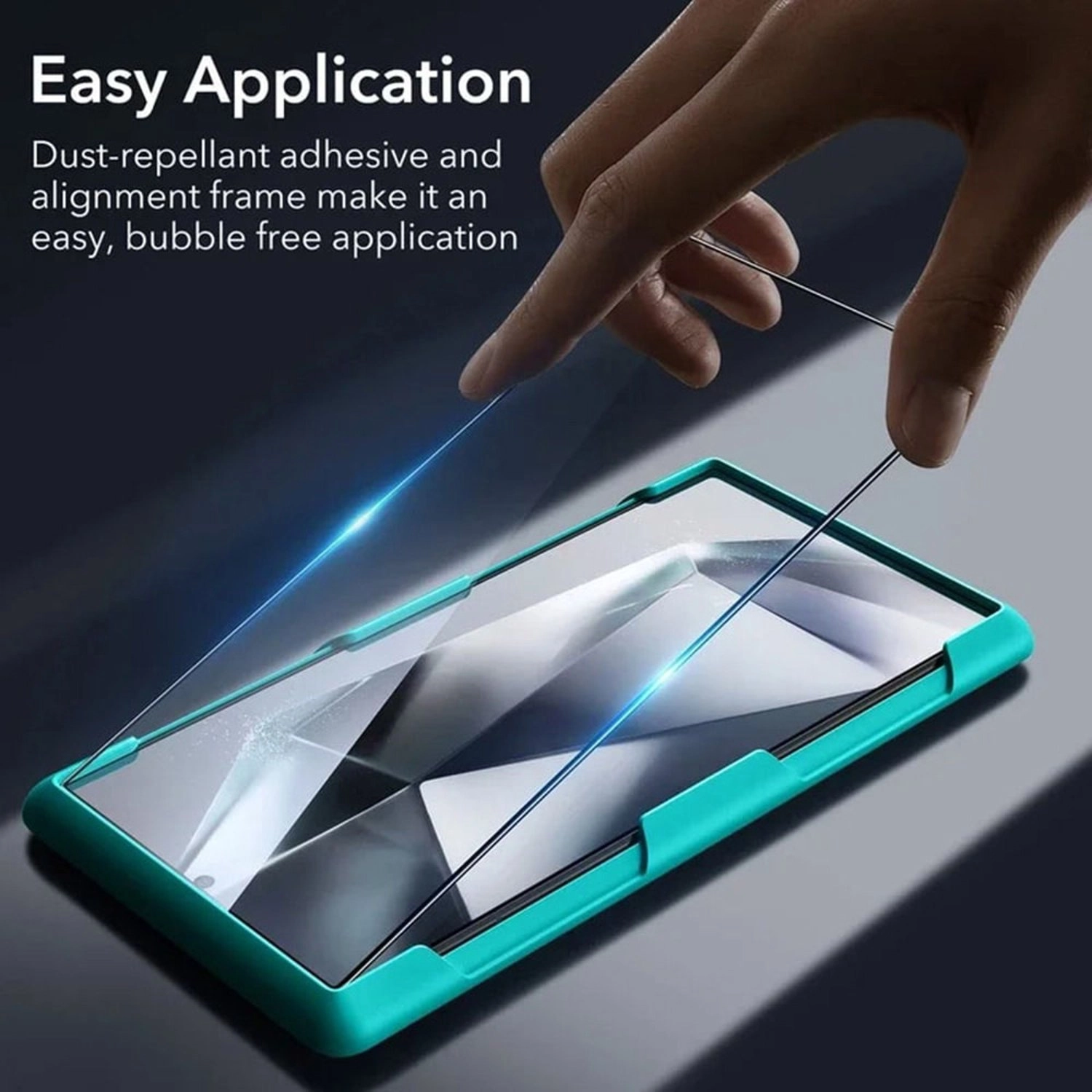Clear Tempered Glass Screen Protector for Samsung Galaxy S24 Ultra