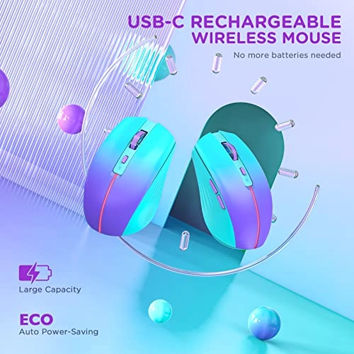 Tri-Mode Rechargeable Mouse - Wireless