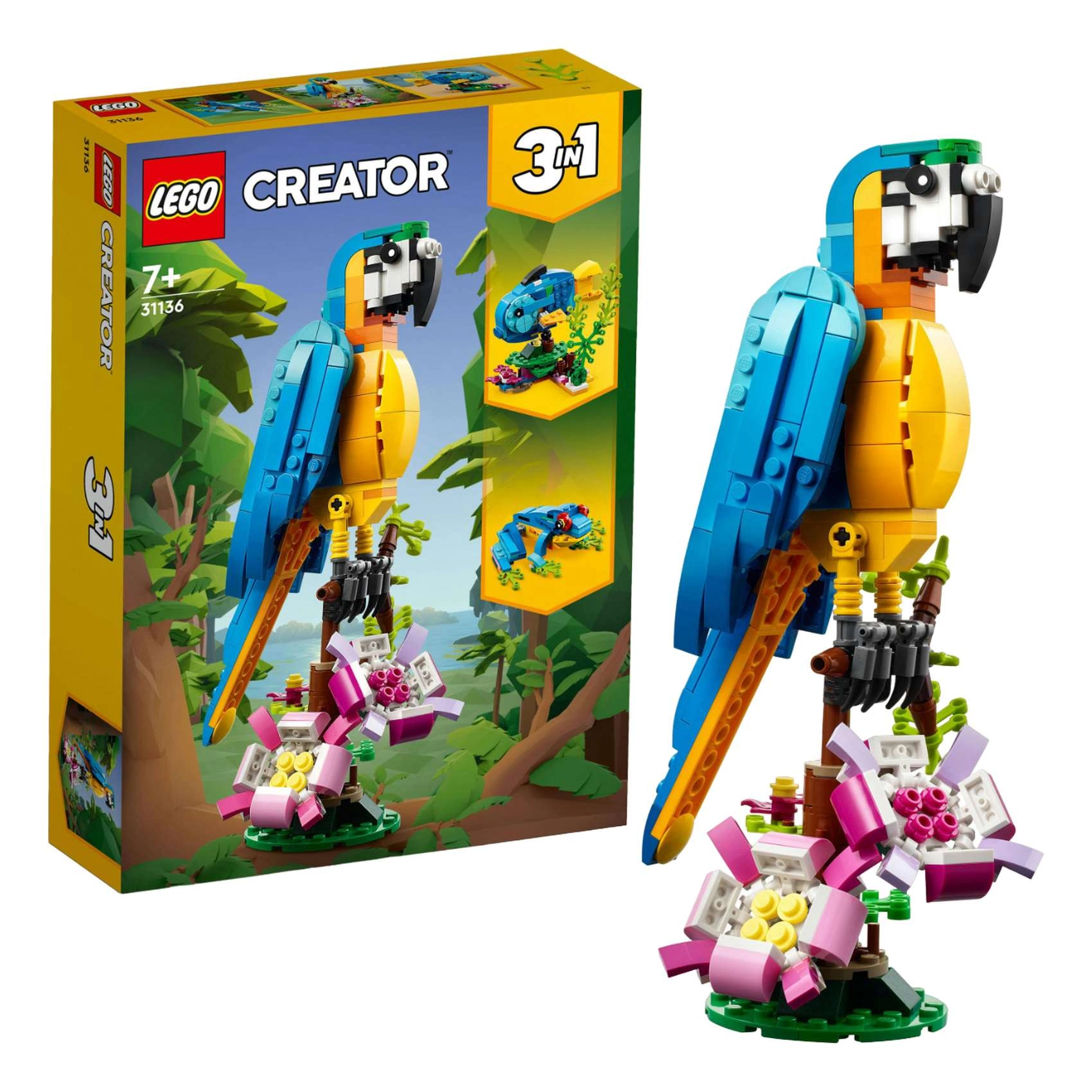 COLOR LAND CHILDRENS TOYS CENTER LLC Exotic Parrot (31136) - 3-in-1 Creator Multicolour
