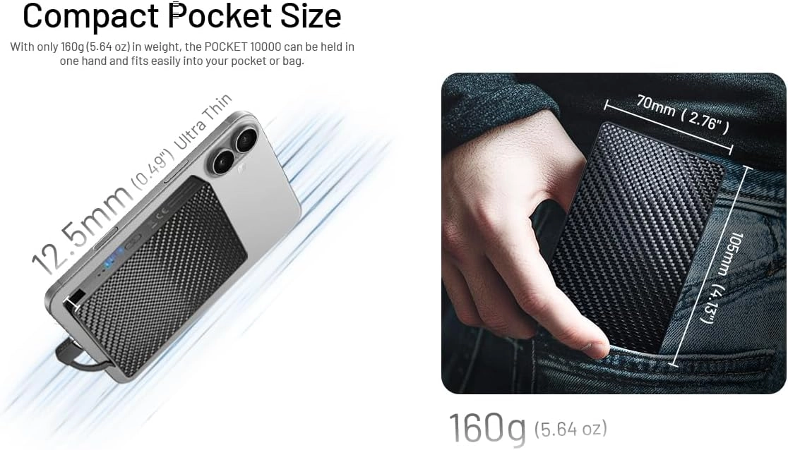 NB Plus - 10,000mAh 5V/3A Fast Charging