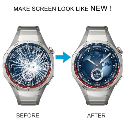 LCD Screen and Digitizer Full Assembly for Huawei Watch GT 5 Pro 46mm - Black